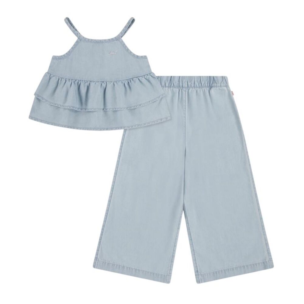 Levis Girls Denim Top And Trousers Set / Denim